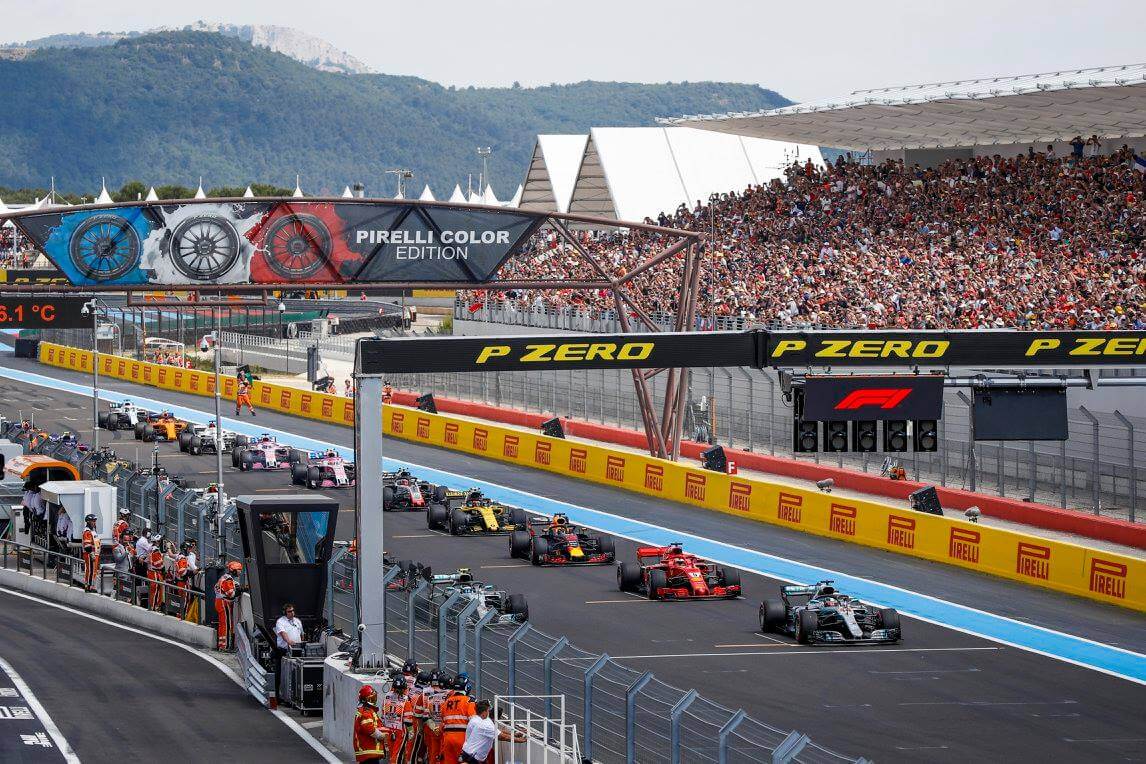 Formula 1 Grand prix tethered drone surveillance