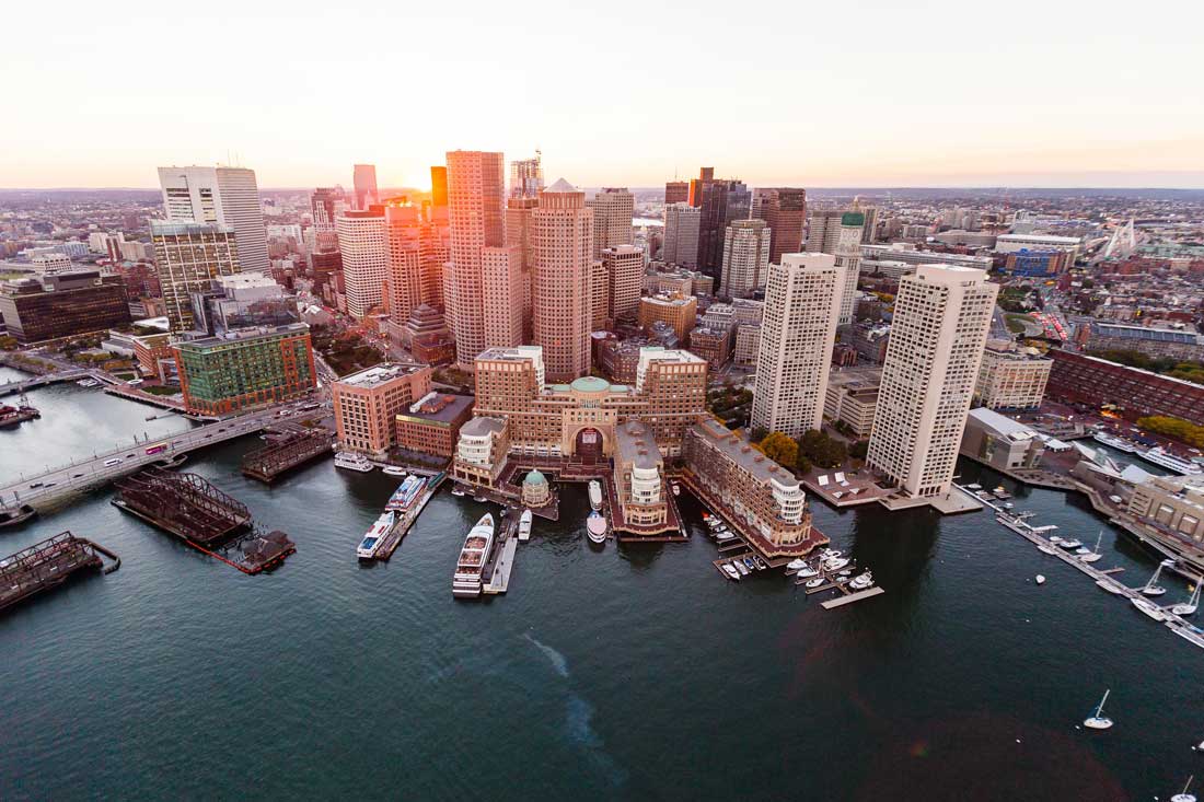 East Boston Waterfront Aerial