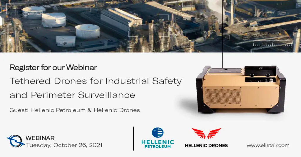 Webinar about the use of drone tethers for the protection of sites
