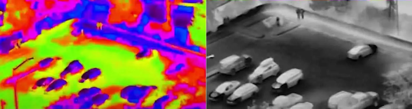 Performance of thermal drone camera 