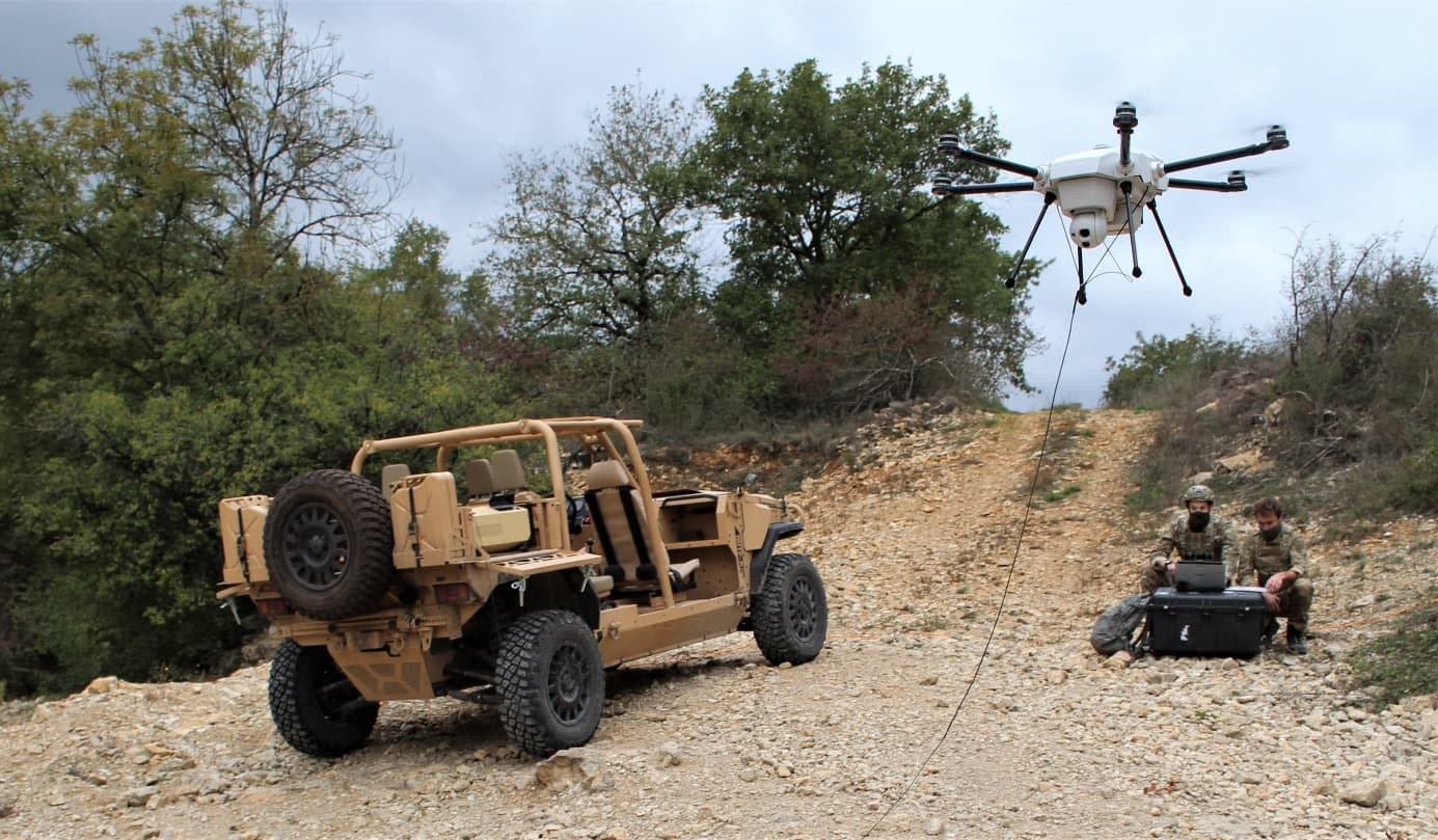 Military use Orion drone to monitor battle zone