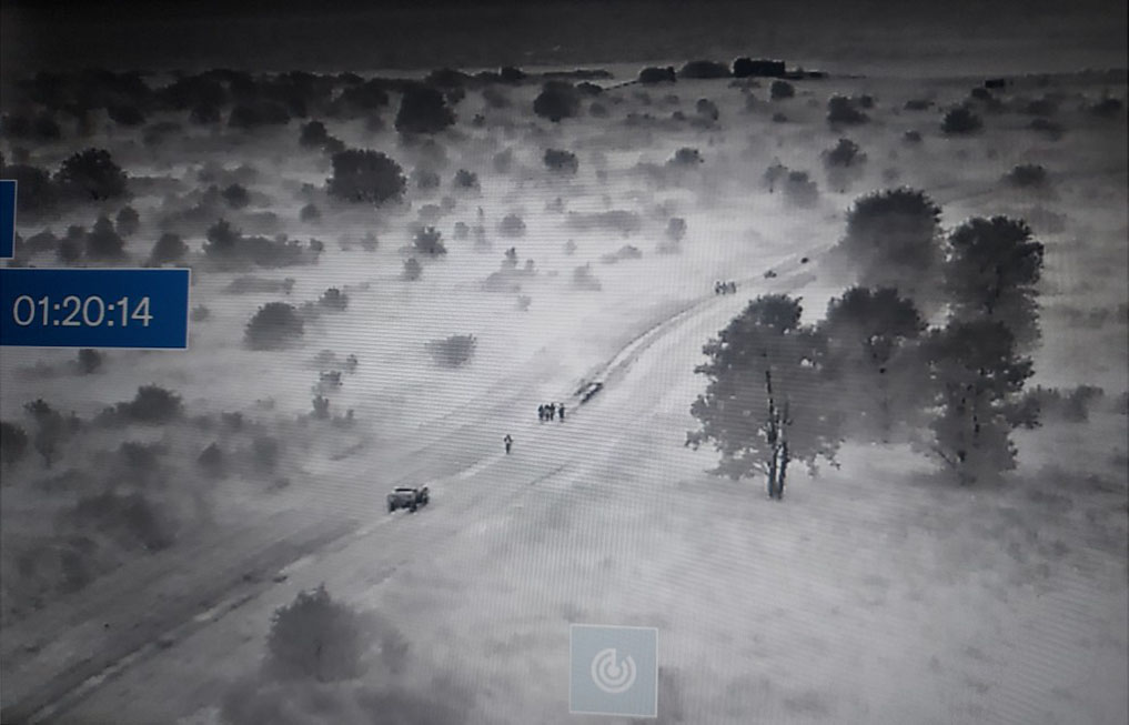 View from tethered UAV systems Aerial surveillance during defense exercice