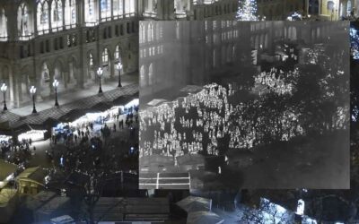 Surveillance de la foule lors des célébrations de la Saint-Sylvestre à Vienne